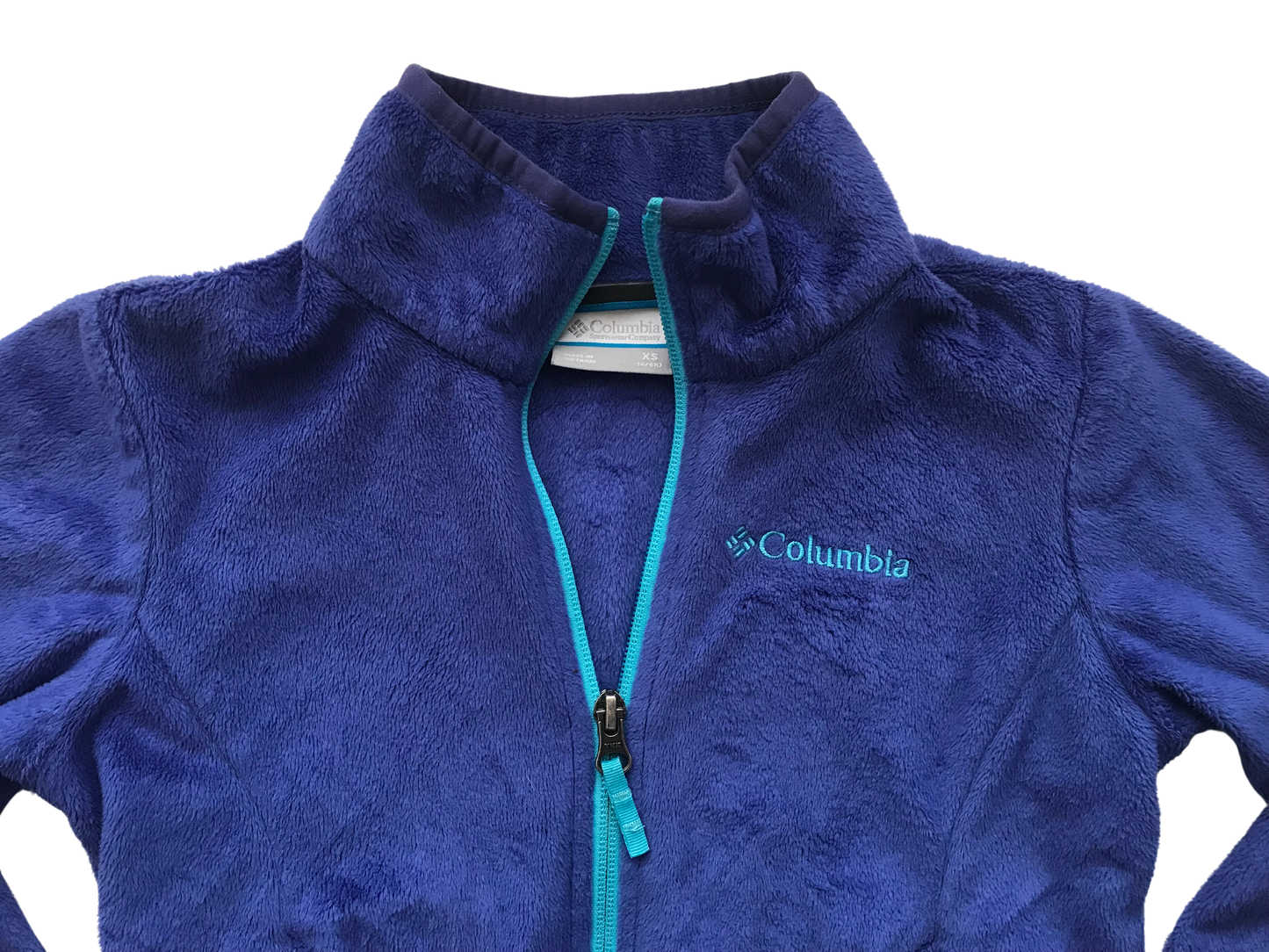 Columbia Kids XS Blue Fleece Zip Jacket