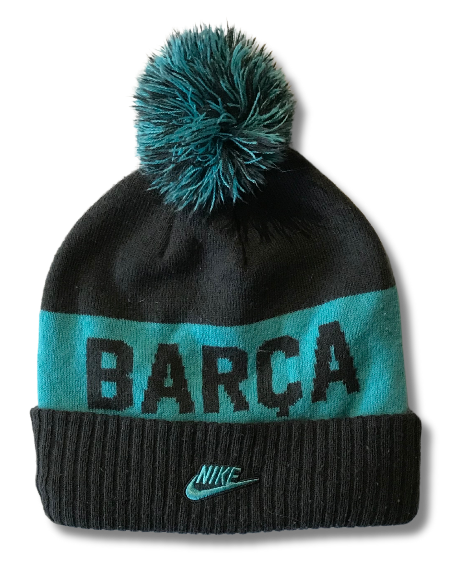 Barcelona Barca FC Grey Beanie Knit Hat