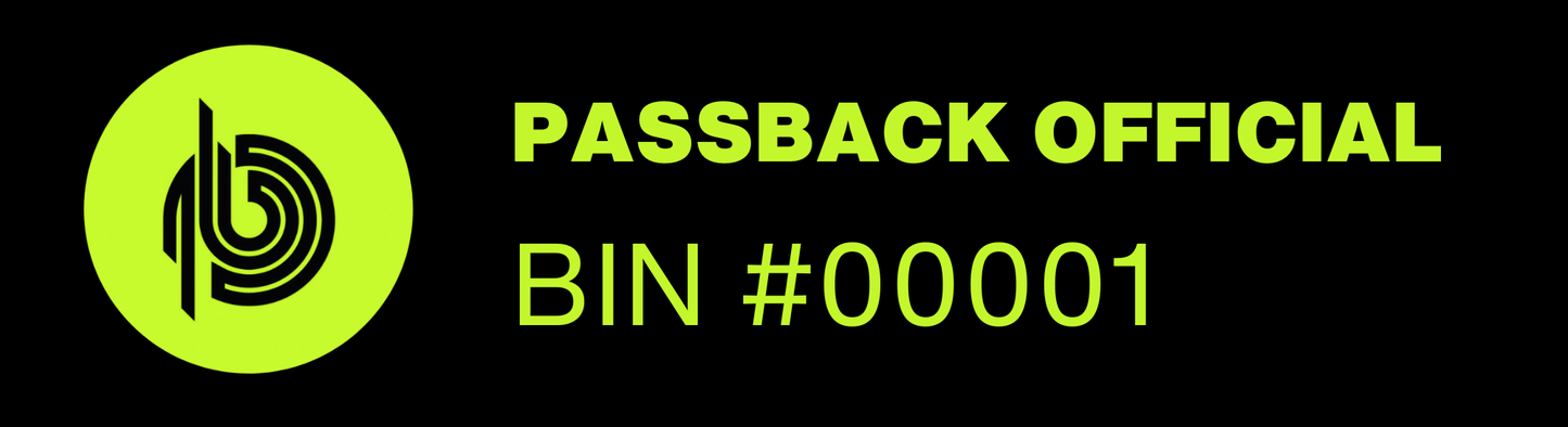 Passback Official Decal Sign + Access to Impact Receipts