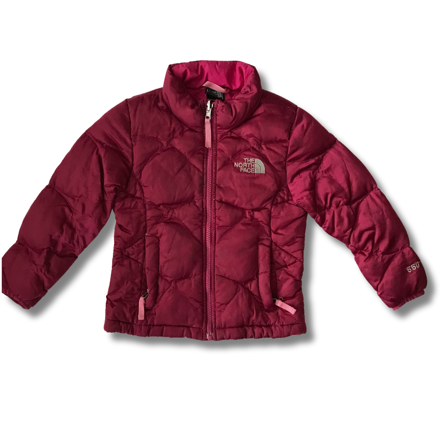 The North Face Girls XS Plum Down Puffer 550 Zip