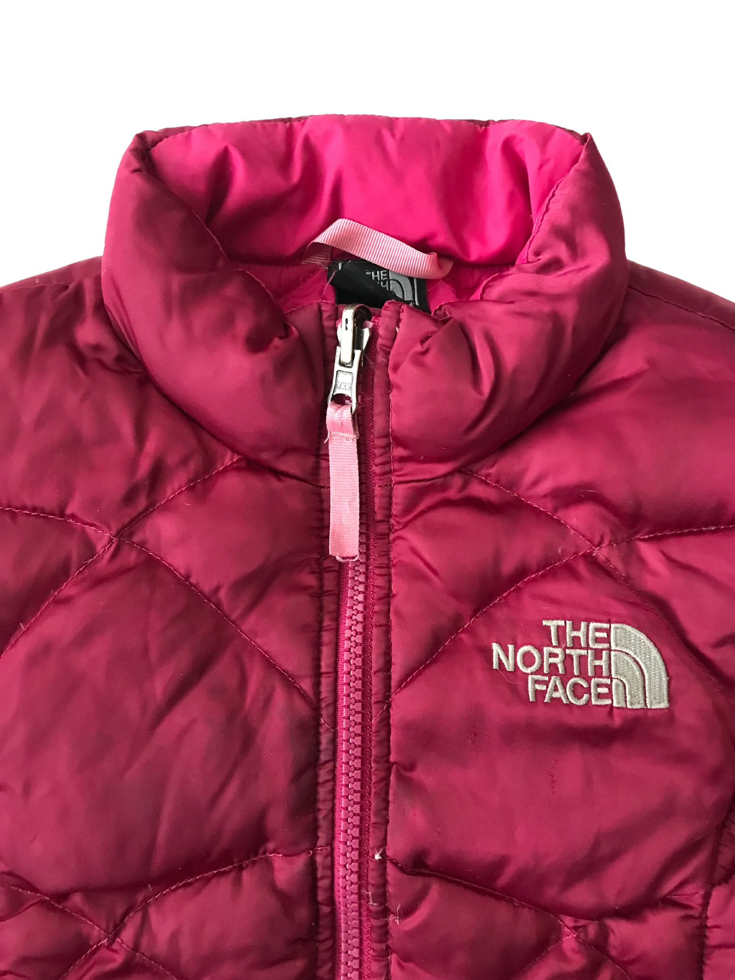 The North Face Girls XS Plum Down Puffer 550 Zip