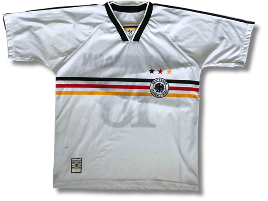 Large Deutscher Fussball Bund White Soccer Jersey