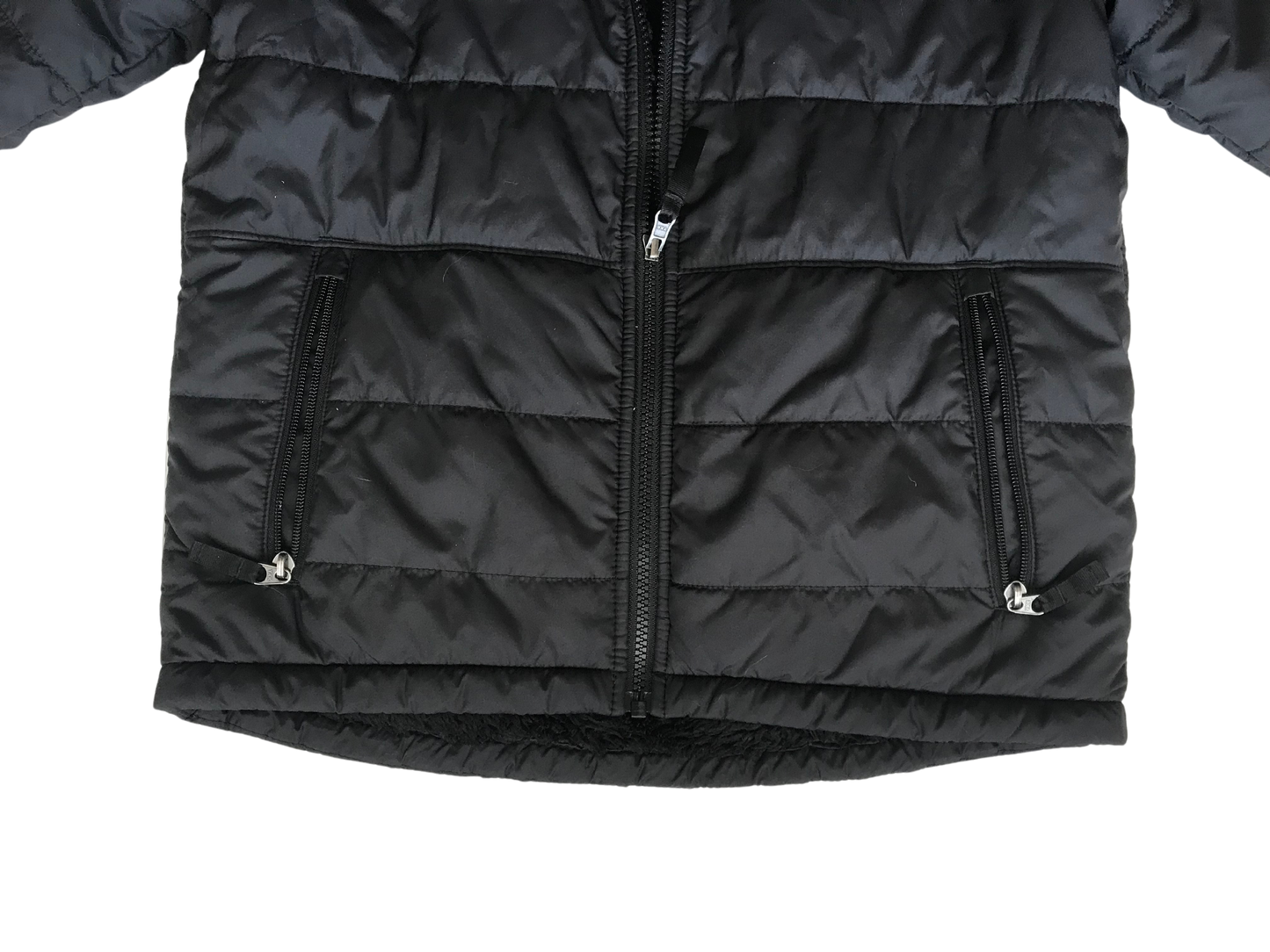 The North Face Black Youth Puffer Coat Lined