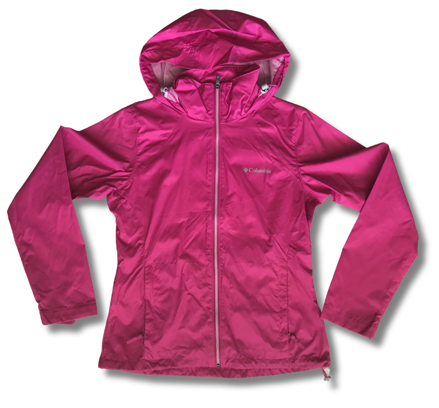 Columbia Women's Small Pink Rain Zip Jacket