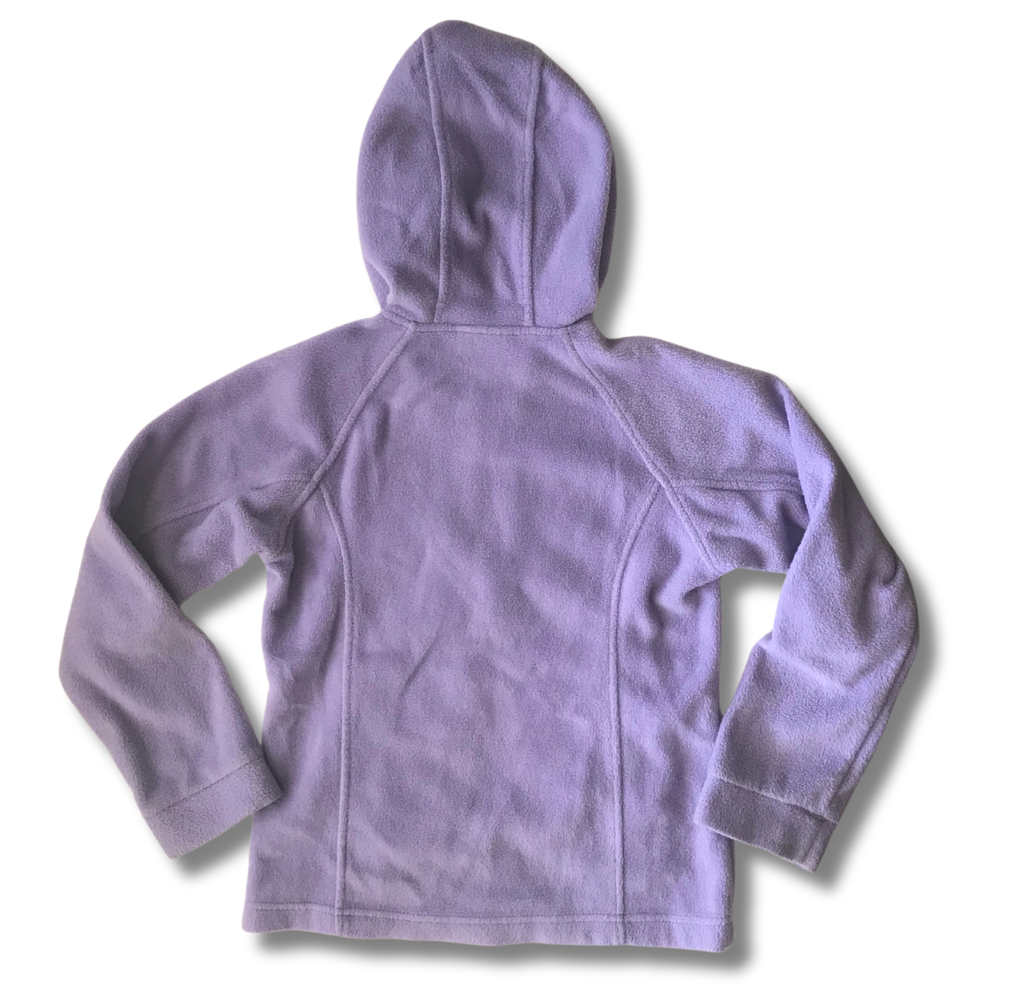 Columbia Girls' S Light Purple Benton Springs II Hooded Fleece Zip Jacket