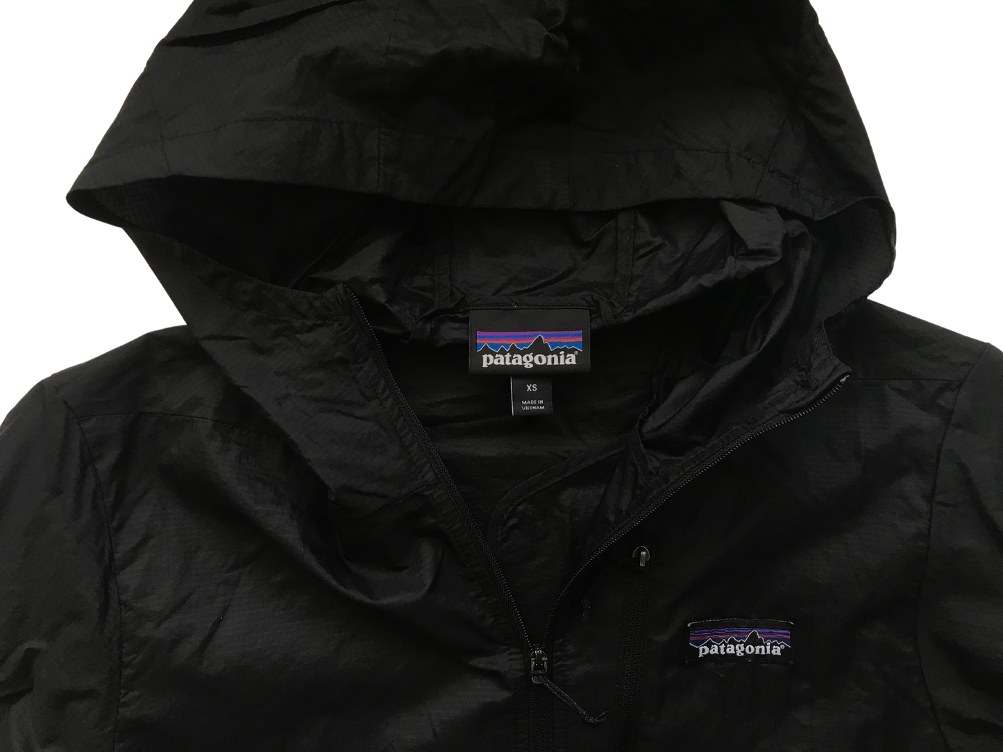 Patagonia Women's XS Lightweight Black Rain Jacket