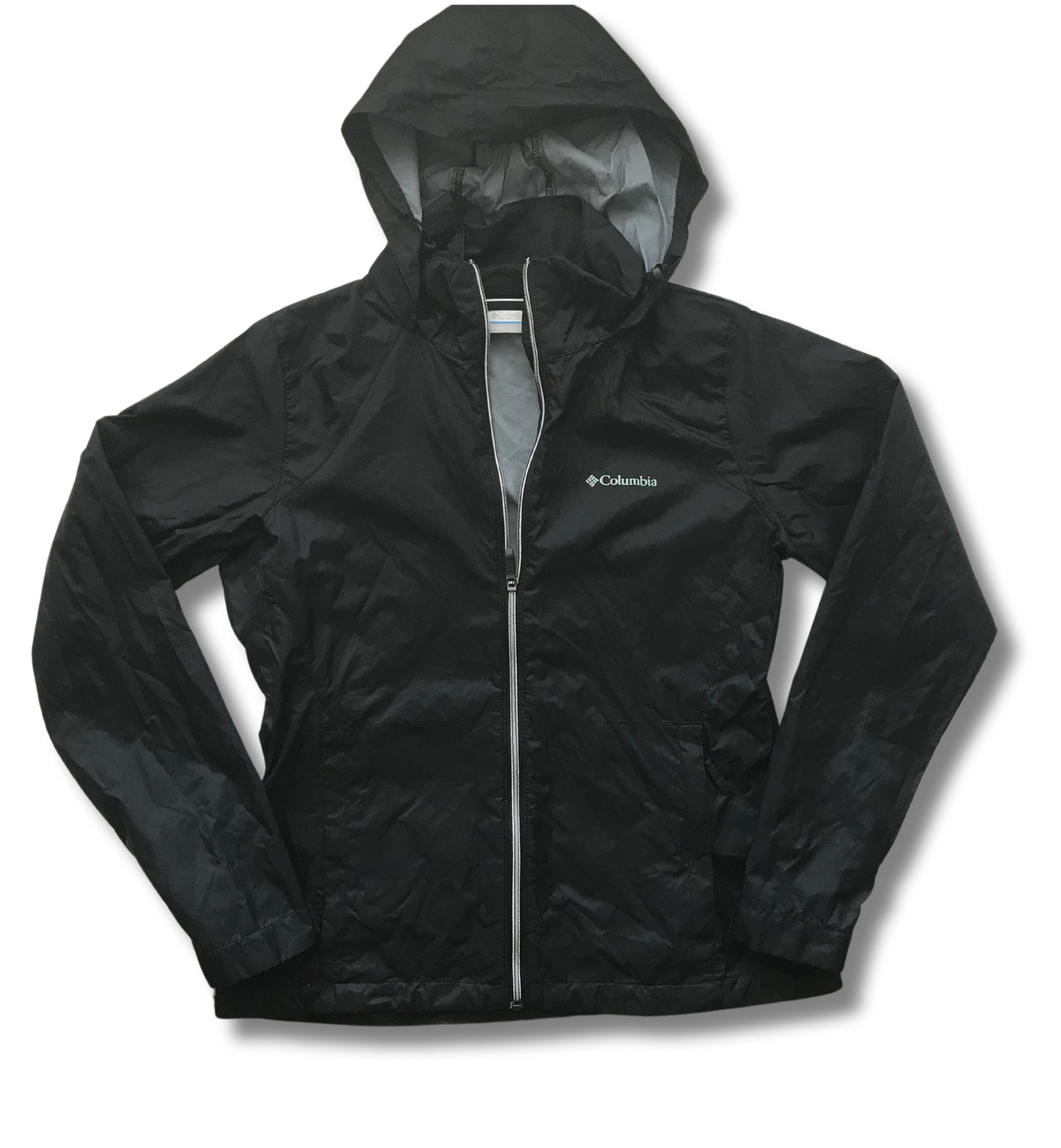 Columbia Women's Switchback III Packable Lightweight Black Rain Jacket M