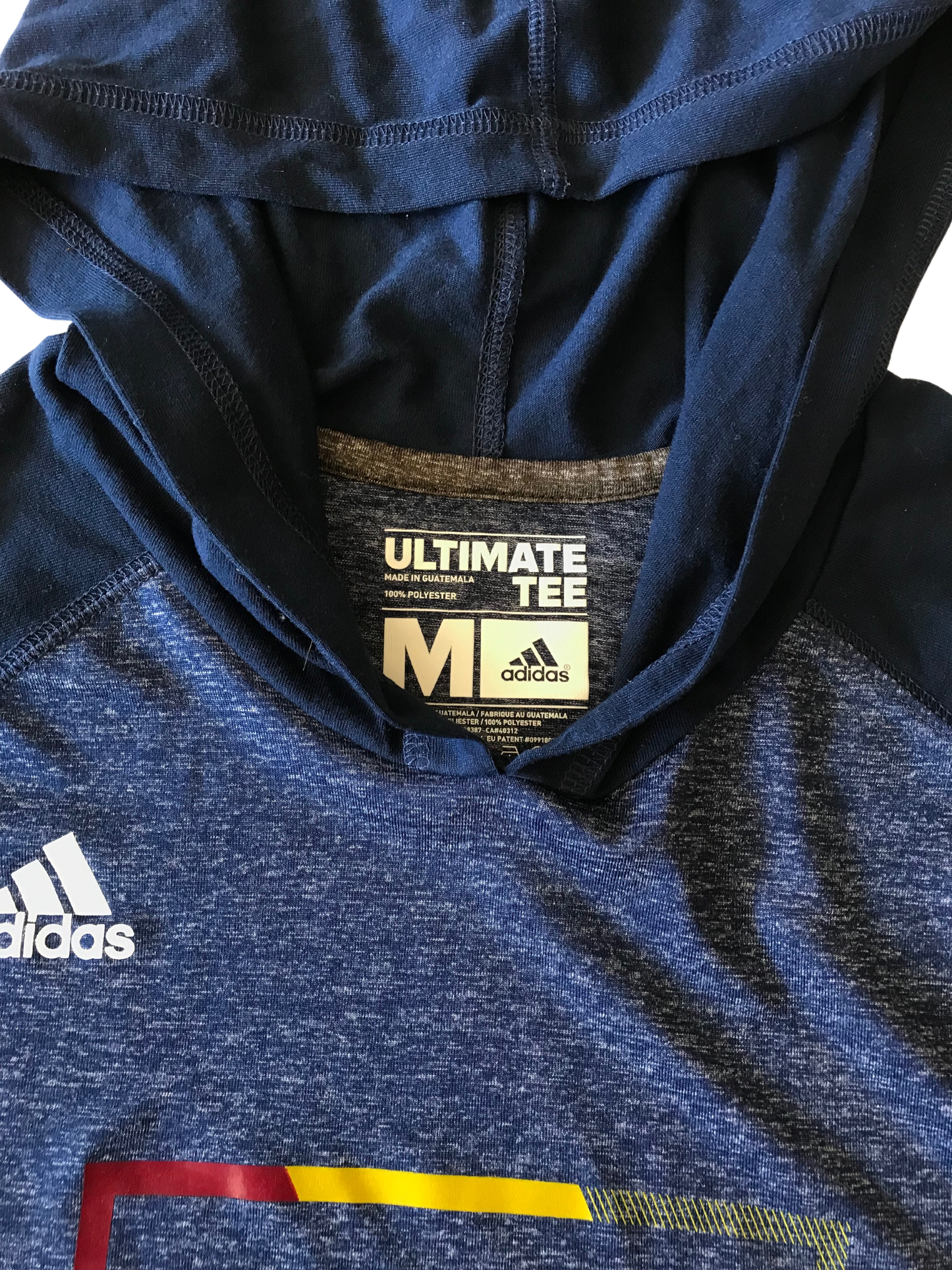 adidas Mens MLS Real Salt Lake Soccer Climalite Ultimate Tee Hooded Shirt New M