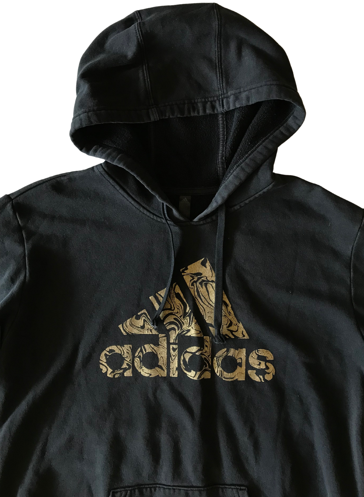 Men's adidas Liquid Foil Badge of Sport Graphic Fleece Hoodie L